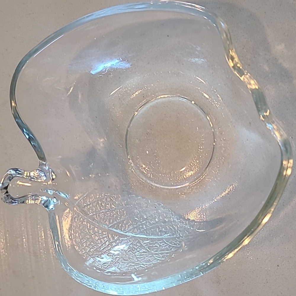 Glass Apple Dish